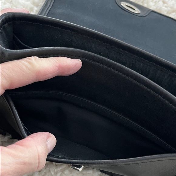 Coach Black Leather Crossbody Bag - Picture 12 of 16